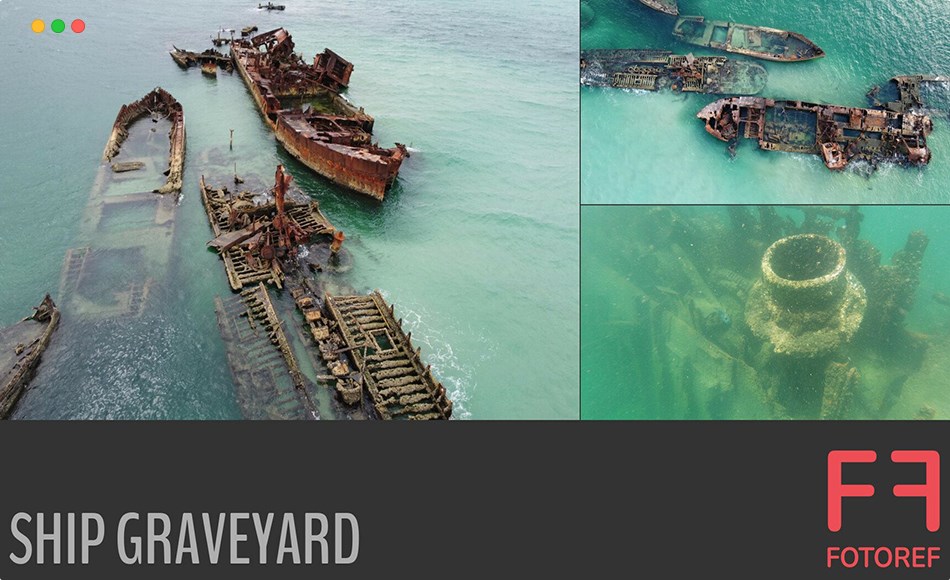 254 张沉船港口参考照片 254 photos of Ship Graveyard