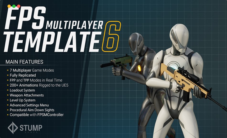 【UE5】多人射击模板 FPS Multiplayer Template 6