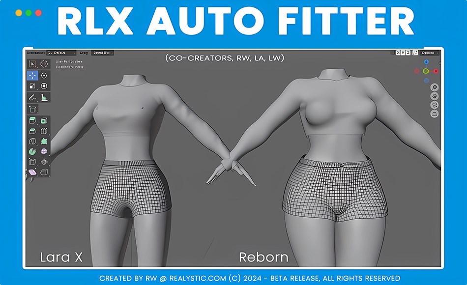 Blender插件 – 模型自适应匹配 Auto Fit