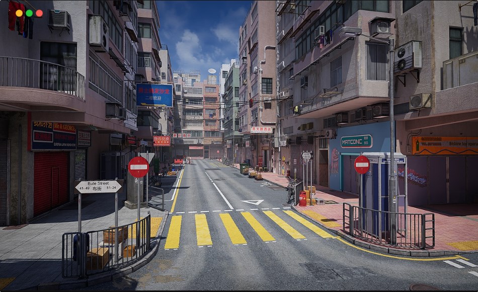 【UE4/5】香港街道 Hong Kong Street