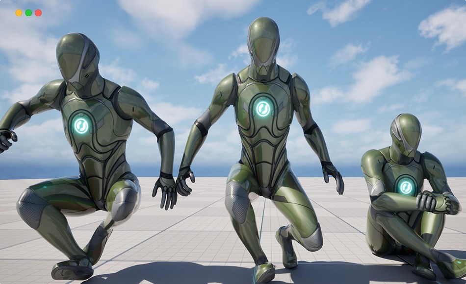 【UE5】军事角色动画包 Military Animation Pack (Unarmed)