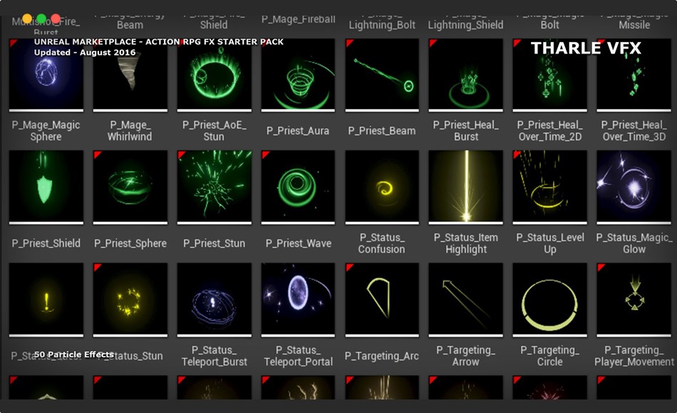 【UE5】游戏引擎粒子特效 RPG FX Starter Pack