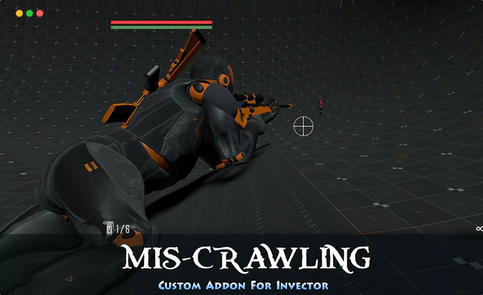 【更新】Unity插件 – 第三人称射击游戏模板攀爬射击 MIS-Crawling
