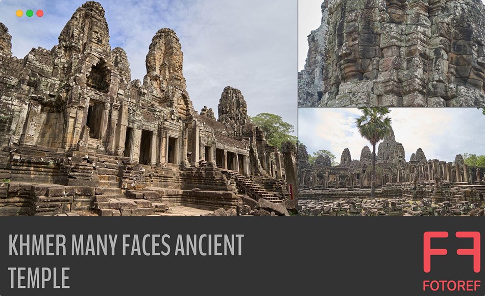 282 张高棉千面古庙参考照片 282 photos of Khmer Many Faces Ancient Temple