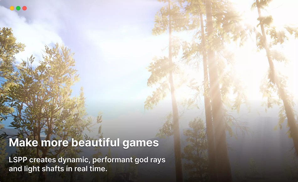 Unity插件 – 体积照明 LSPP – Fast God Rays and Volumetric Lighting for URP