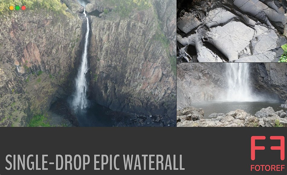 296 张悬崖瀑布流水参考照片 296 photos of Single-Drop Epic Waterall