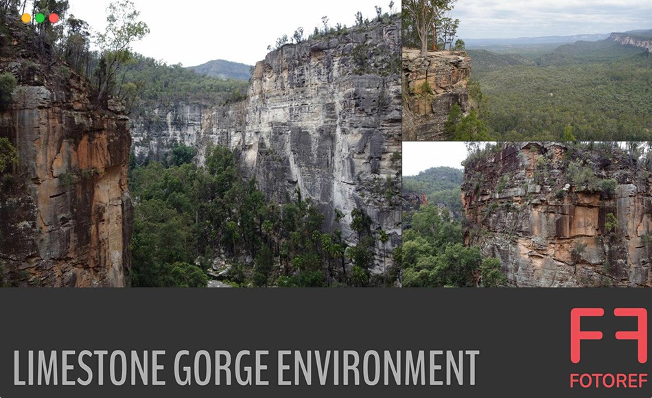 324 张石灰岩峡谷参考照片 324 photos of Limestone Gorge Environment