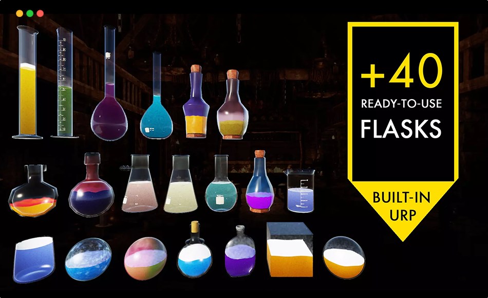 Unity资产 – 化学烧瓶 Liquid Volume Pro 2