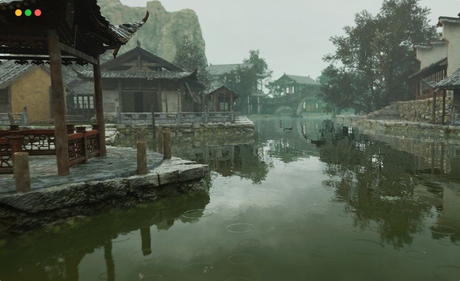 【UE5】中国江南风格环境 Traditional Chinese Style Park