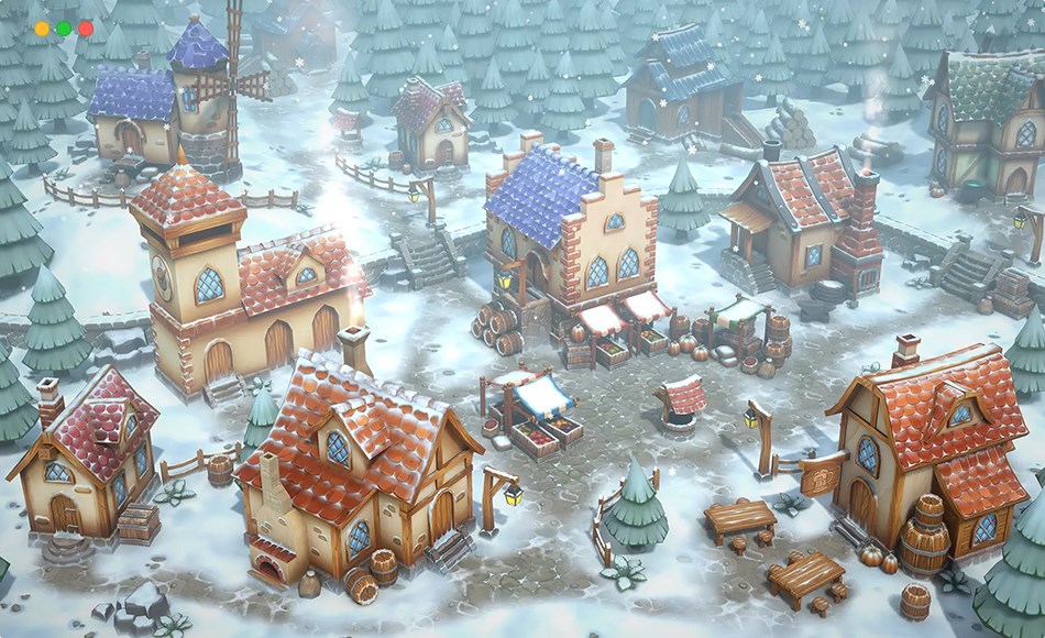 Unity场景 – 风格化幻想小镇 Lowpoly Township Set