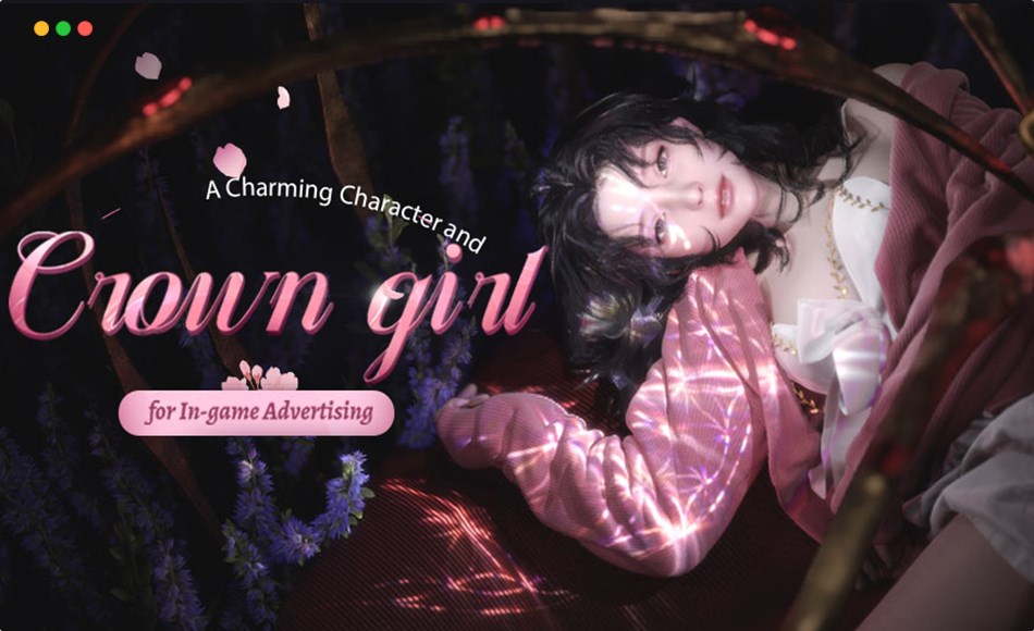 【中文字幕】游戏角色和场景创作 Crown Girl: A Charming Character and Scene Creation for In-game Advertising