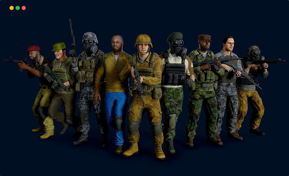 【UE4/5】模块化军事角色 Modular military character