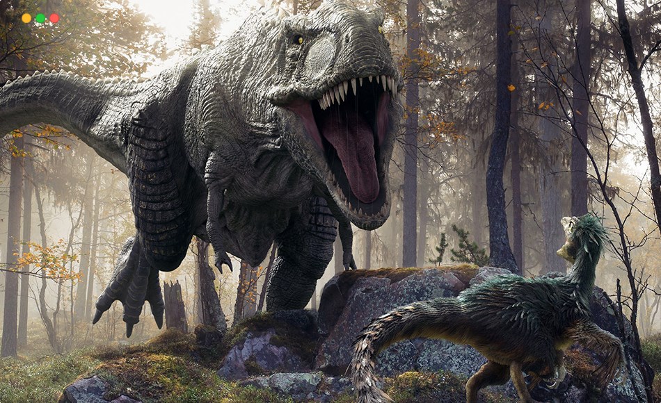 模型资产 – 电影级侏罗纪恐龙模型合集 Maya Film-Quality Jurassic Dinosaur Model Pack