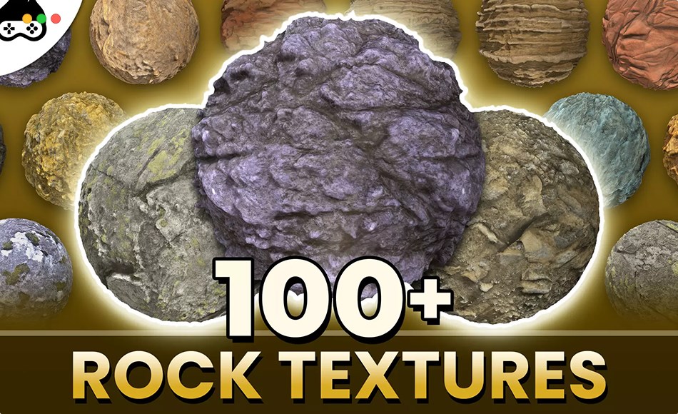 Unity材质 – 100 种写实岩石纹理 100+ Realistic Rock Textures
