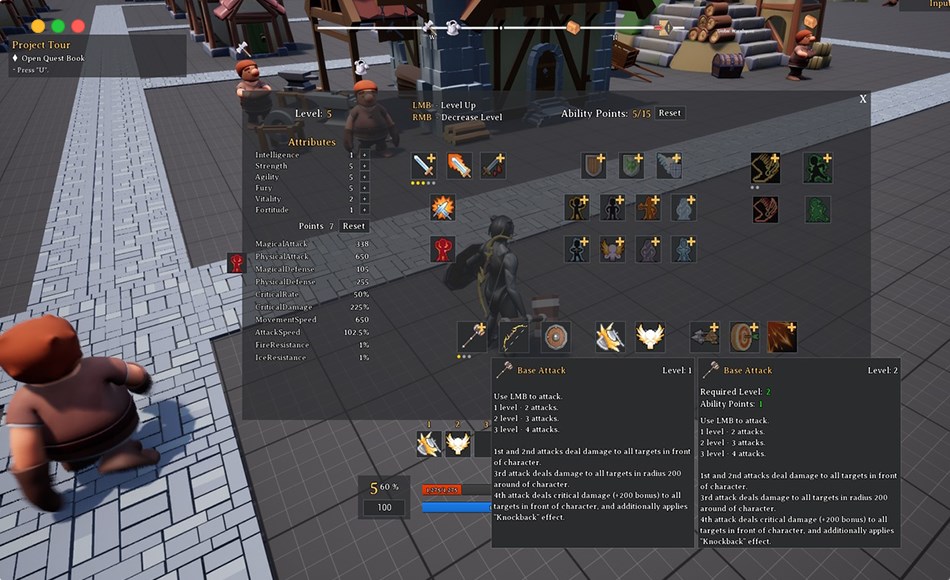 【UE5】动作角色扮演游戏模板 Action RPG Template