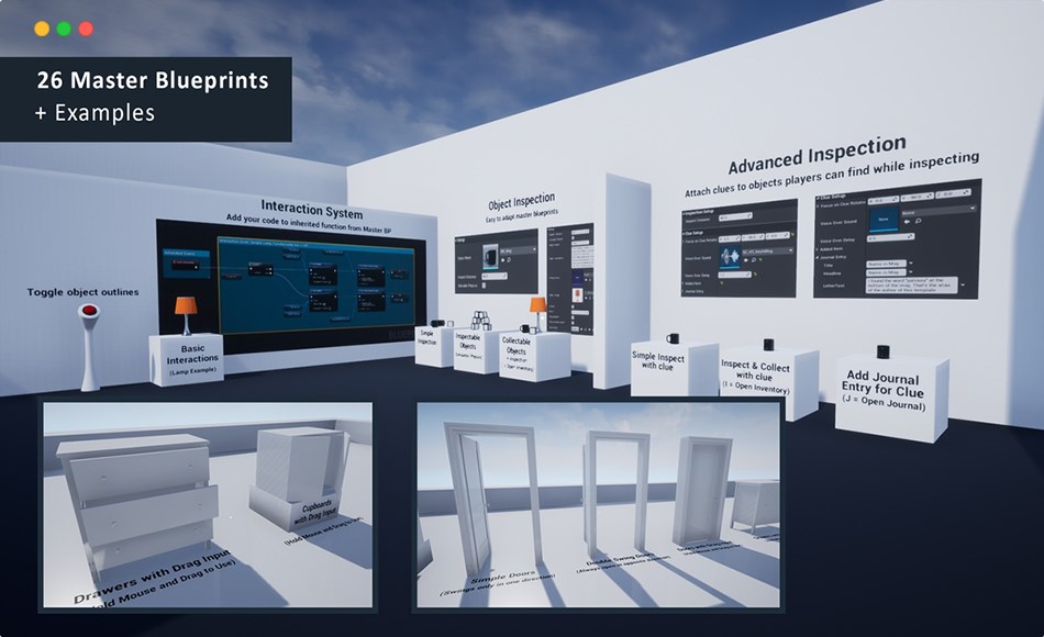 【UE5】第一人称故事冒险模板 First Person Story Adventure Template