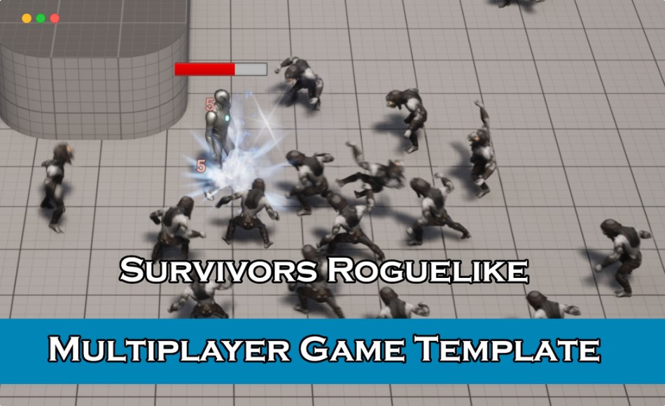 【UE5】多人游戏开发模板 Survivors Roguelike – Multiplayer Game Template