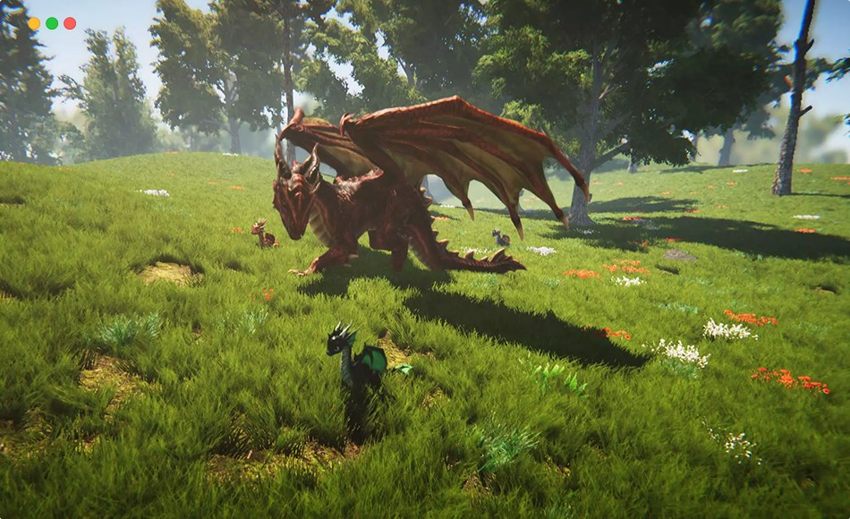 Unity动画 – 恐龙角色 Unka the Dragon