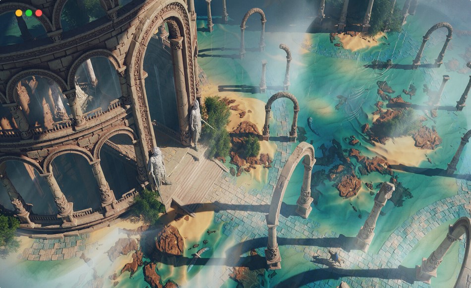 模型资产 – 古罗马帝国建筑模型 Echoes of Empire – Ancient Rome-Inspired Kitbash Set