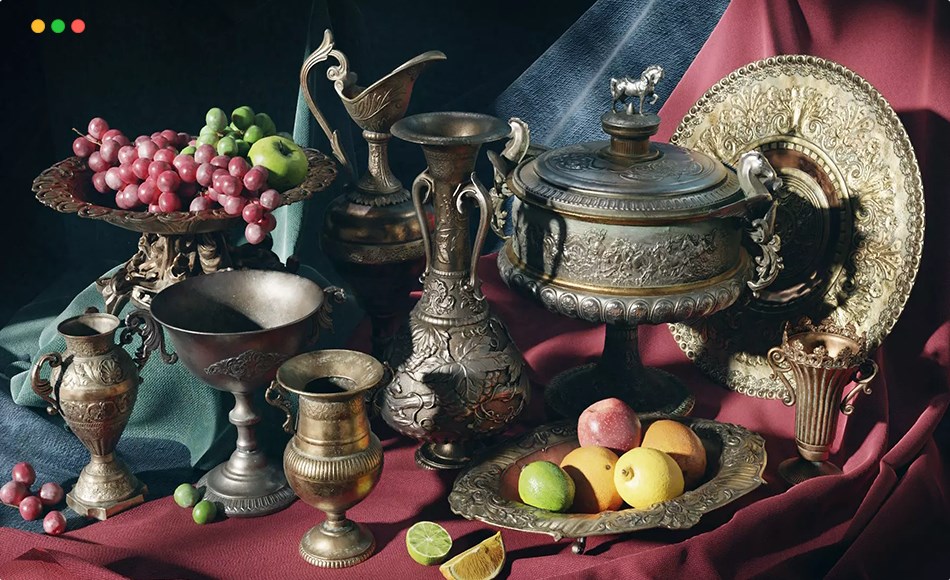 模型资产 – 风格化写实花瓶模型 Old Vases