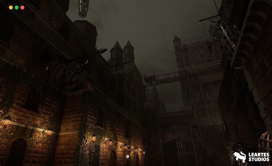 【UE5】哥特式街道环境 Gothic Street Environment ( Gothic Street Environment Fantasy Building House )