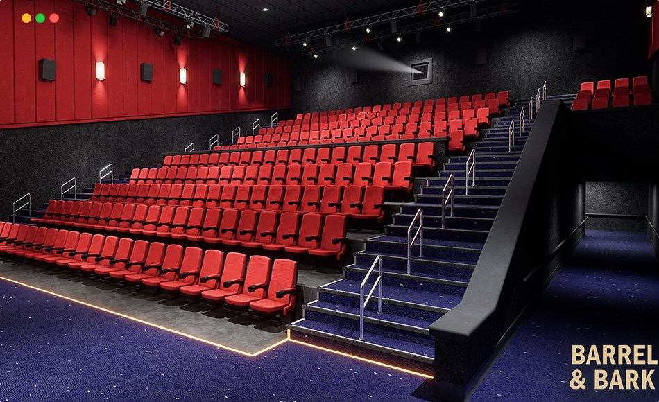 【UE5】带门厅的电影院场景 Movie Theater Scene with Foyer