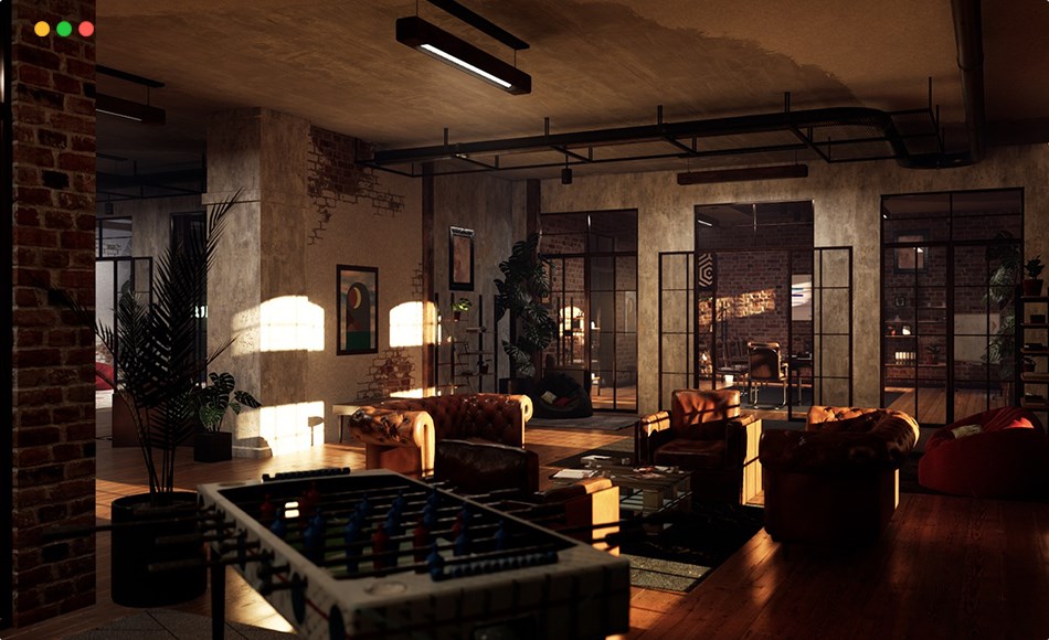 【UE5】会议室环境 Conference / Meeting Room Environment ( Conference Meeting Room )