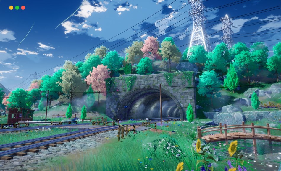 【UE5】卡通山谷环境 Cartoon Valley Environment