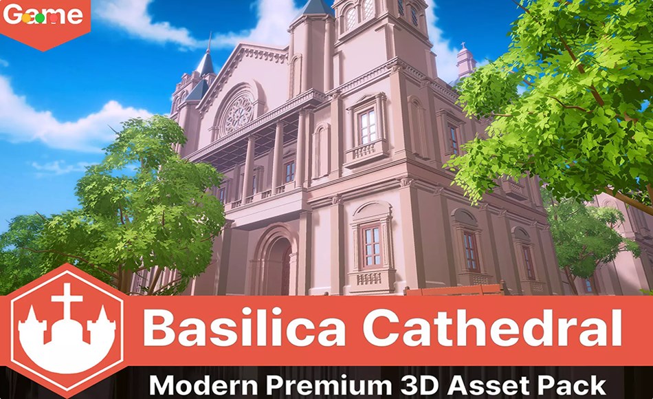 Unity场景 – 大教堂 The Basilica Cathedral (UModeler X)