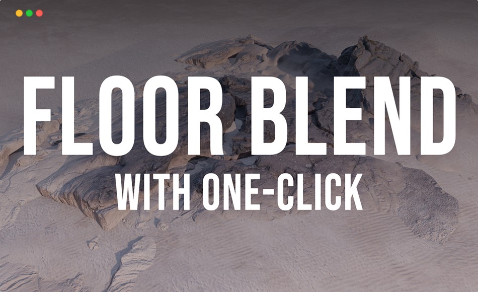 Blender插件 – 地形混合插件 Floor Blend