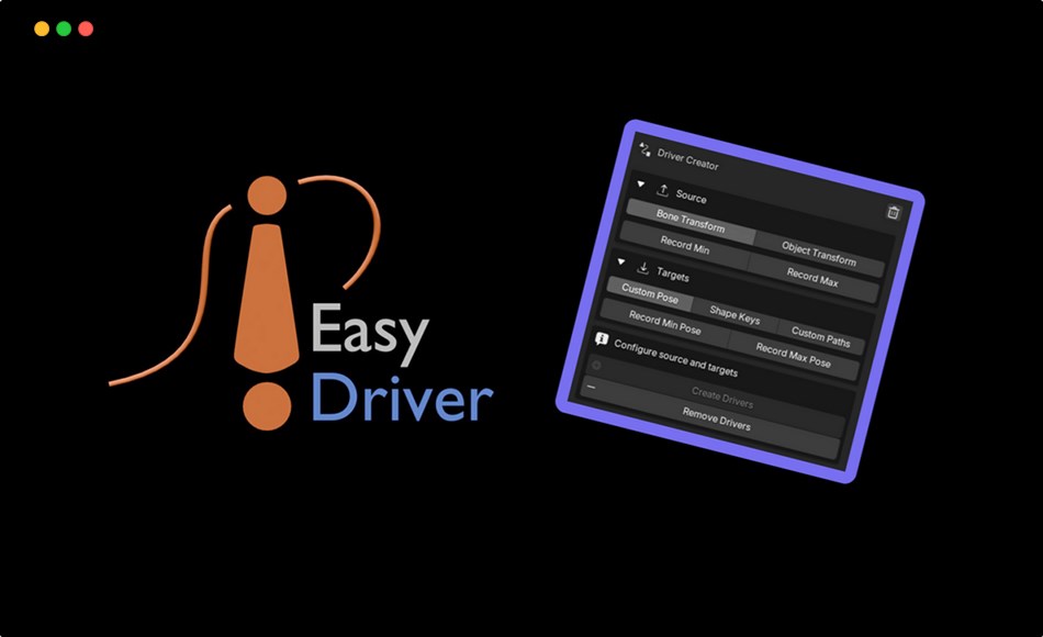 Blender插件 – Easy Driver