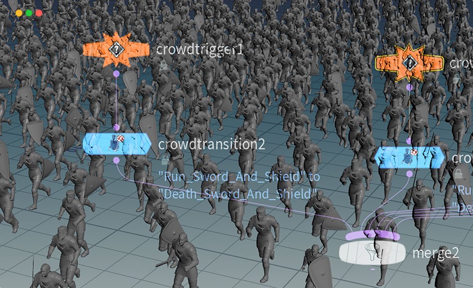 【中文字幕】Houdini教程 – 群集模拟特效 Crowds in Houdini