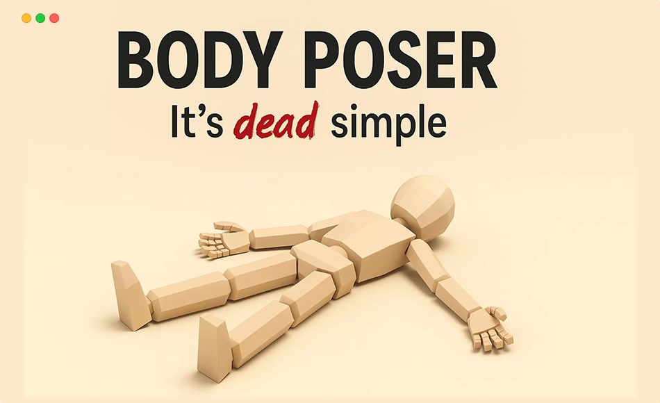 Unity插件 – 人形身体姿势 Body Poser – It’s dead simple