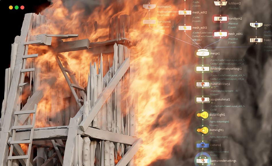 【中文字幕】Houdini教程 – 火焰烟雾模拟特效教程 Rendering Fire and Smoke Simulations in Houdini