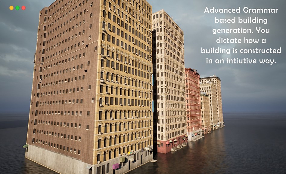 【UE5】程序化建筑生成器 Procedural Building Generator Pro