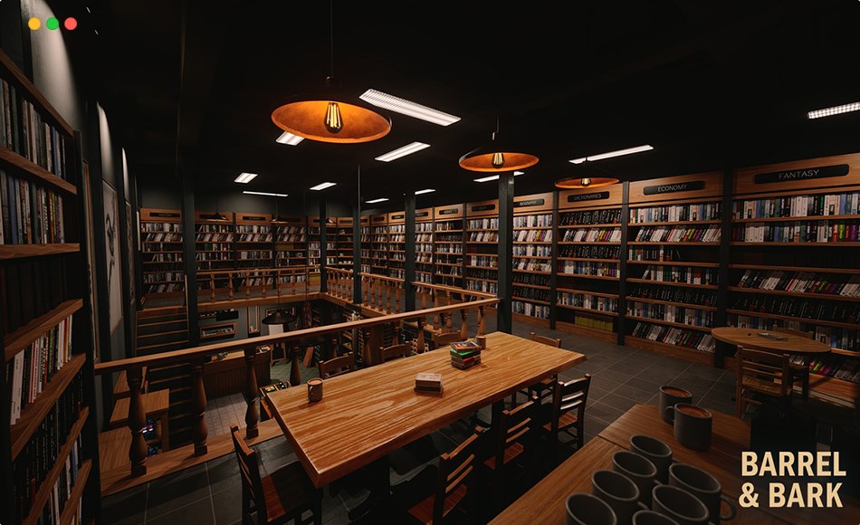 【UE5】模块化办公环境 Modular Stationer Environment