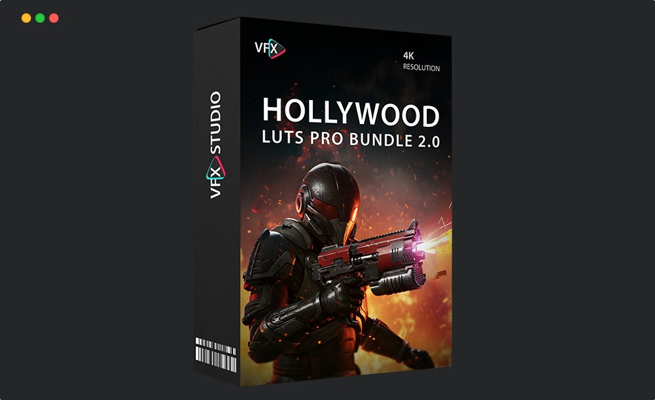 【LUT】好莱坞调色专业套装 VfxStudio – Hollywood LUTS Pro Bundle 2.0 (1500+)