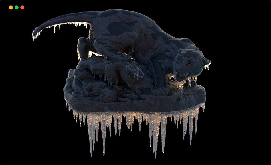 Houdini插件 – 程序化冰住生成插件 Houdini Procedural Ice Tool