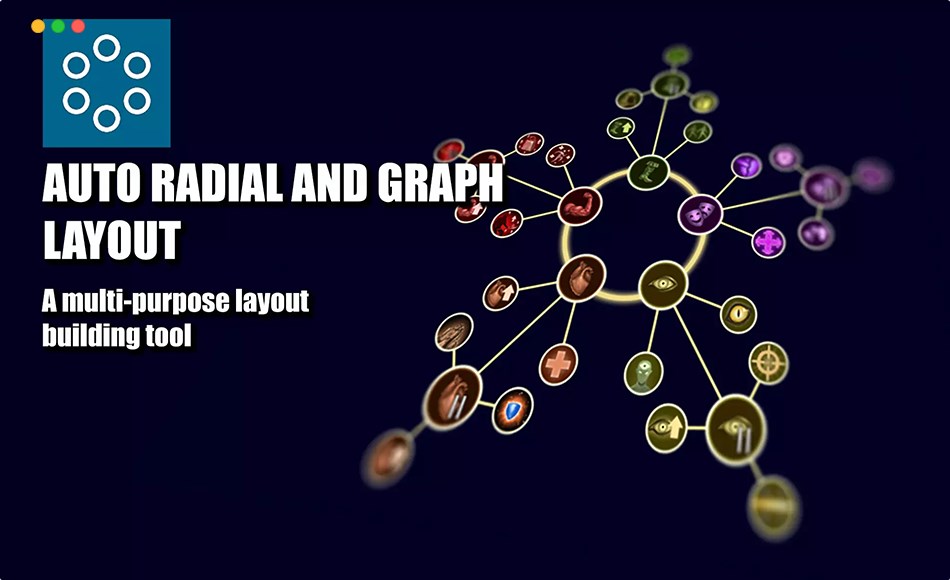 Unity插件 – 自动径向布局 Auto Radial Layout