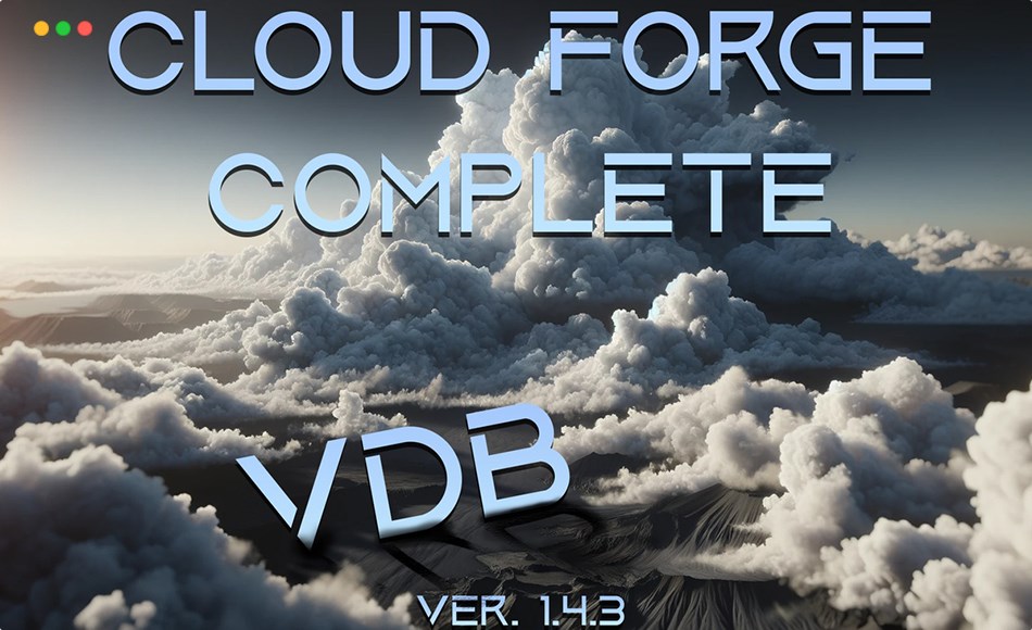 【UE5】云资产包 Cloud Forge Complete – VDB Clouds 1.4.3