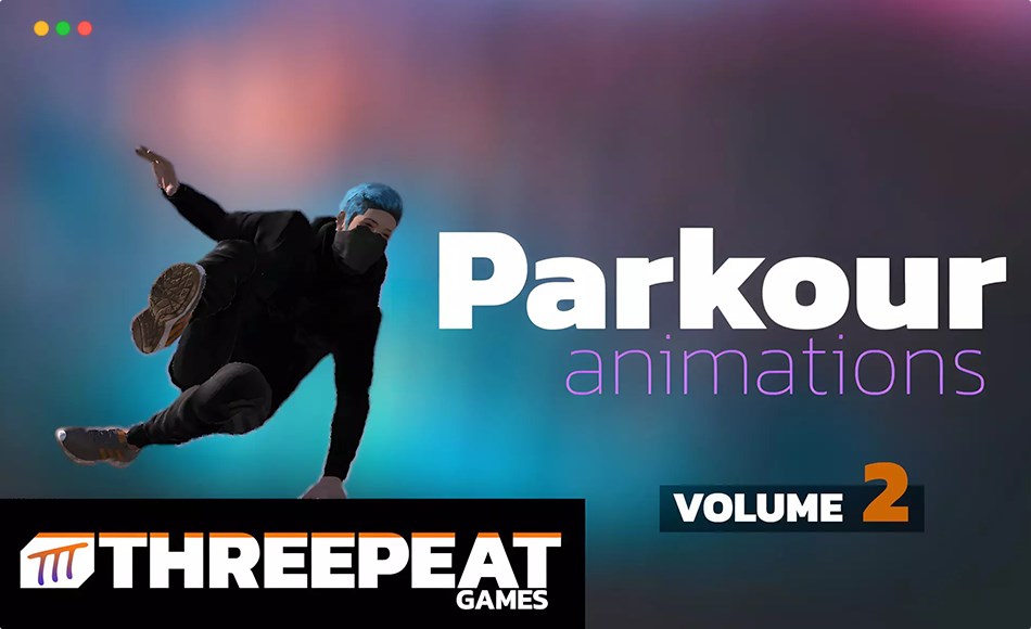 Unity动画 – 跑酷动画 Parkour Animation Set – Volume 2