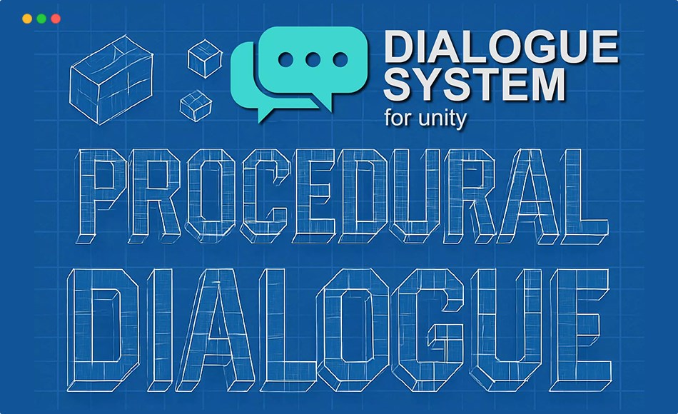 Unity插件 – 程序对话插件 Dialogue System for Unity Addon for Procedural Dialogue
