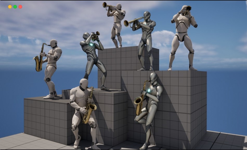 【UE5】萨克斯乐器动画 Trumpet & Sax | Animations