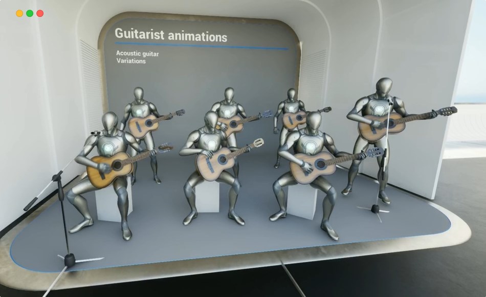 【UE5】吉他乐器动画 Guitarist | Animations