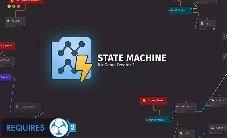 Unity插件 – 状态机创建插件 State Machine 2 (Game Creator 2)