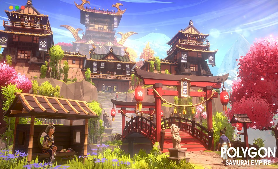 【UE5】风格化武士帝国 POLYGON – Samurai Empire