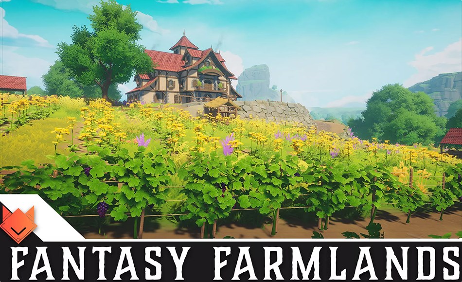 Unity场景 – 风格化农场环境 Farmlands : Ultimate Stylized Farm Environment