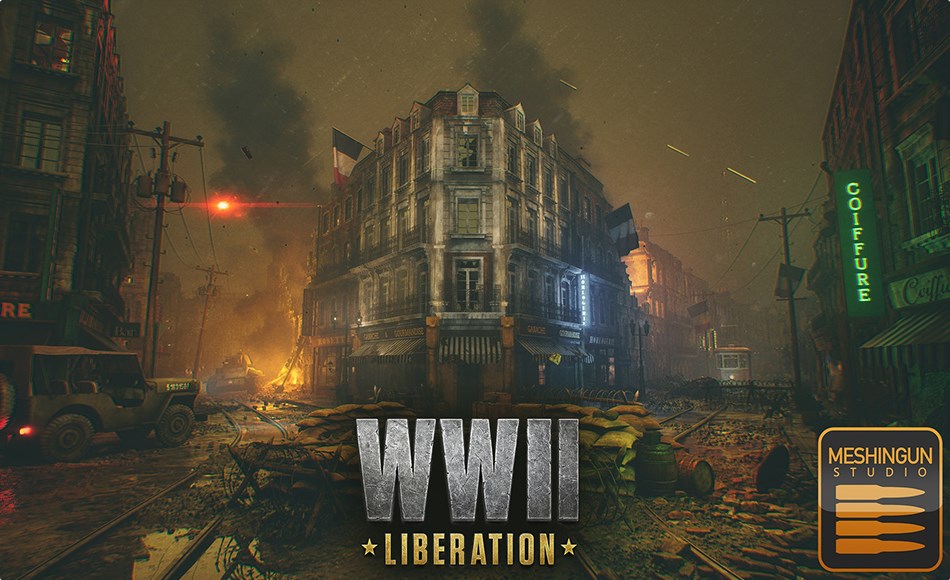 【UE5】法国第二次世界大战场景 France – WWII Liberation – [World War 2/WW2]