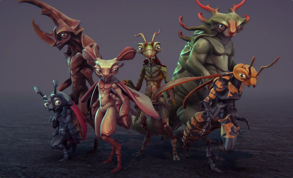 Unity角色 – 卡通昆虫角色 Cartoon Insect Characters Unity角色 – 卡通昆虫角色 Cartoon Insect Characters
