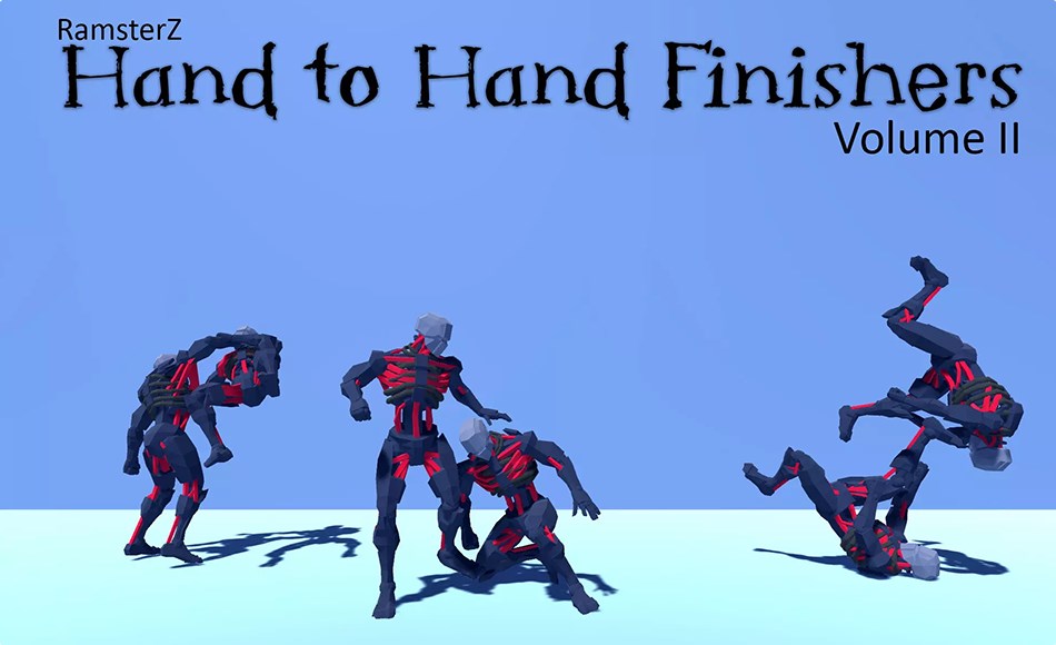 Unity动画 – 格斗动画 Hand to Hand Finishers Volume II